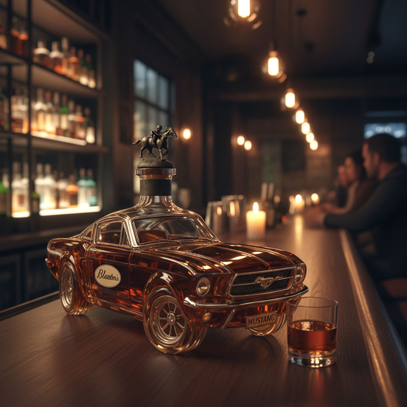 Whisky Karaf – Uniek Mustang-Design voor Stijlvolle Home Bars