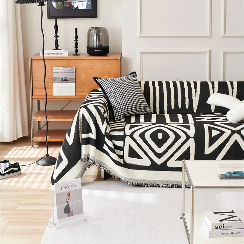 Boho Knusse Deken – Zacht, Lichtgewicht & Gezellig Voor Woonkamer Of Bed