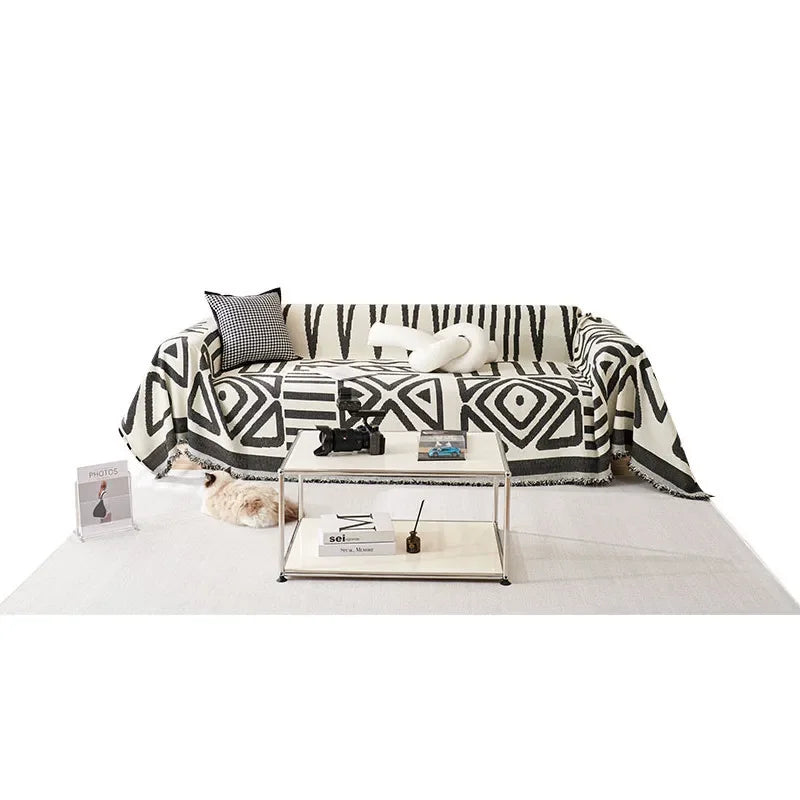 Boho Knusse Deken – Zacht, Lichtgewicht & Gezellig Voor Woonkamer Of Bed