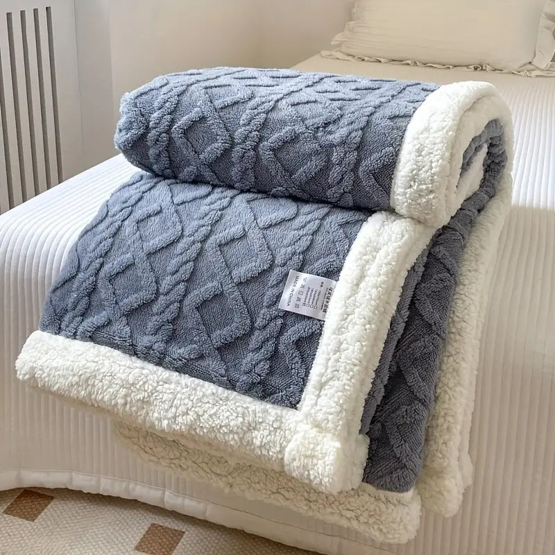 Sherpa Omkeerbare Warme Deken Voor Bank Of Bed