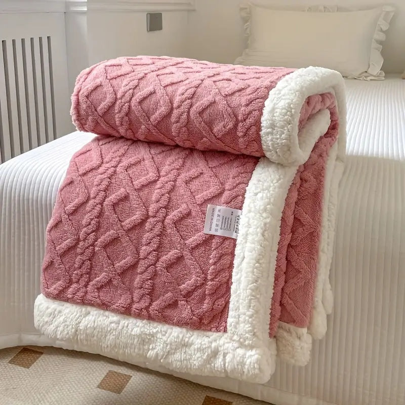 Sherpa Omkeerbare Warme Deken Voor Bank Of Bed