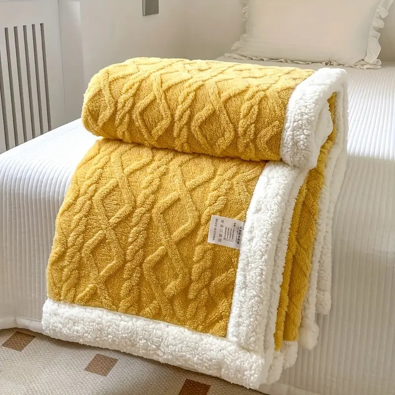 Sherpa Omkeerbare Warme Deken Voor Bank Of Bed