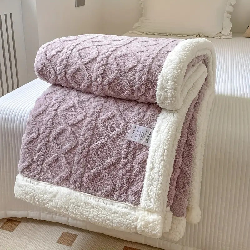 Sherpa Omkeerbare Warme Deken Voor Bank Of Bed