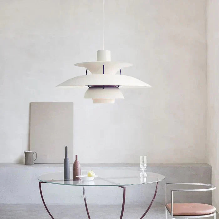 Moderne LED Hanglamp Met Scherm – Kleurrijk Metaaldesign – E27 Fitting
