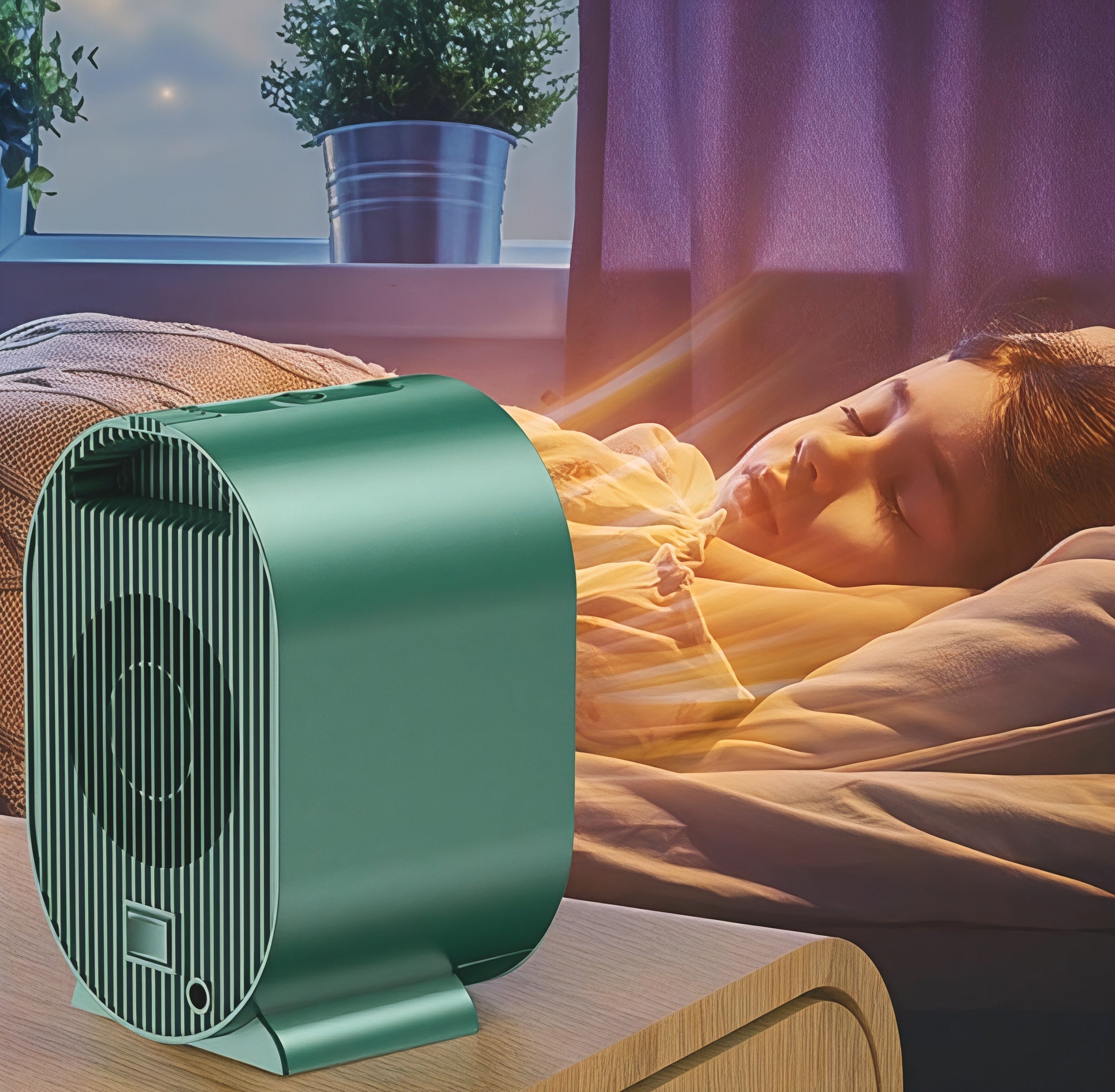 CopperGlow - Draagbare Elektrische Kachel | Energiezuinige Heater voor Thuis