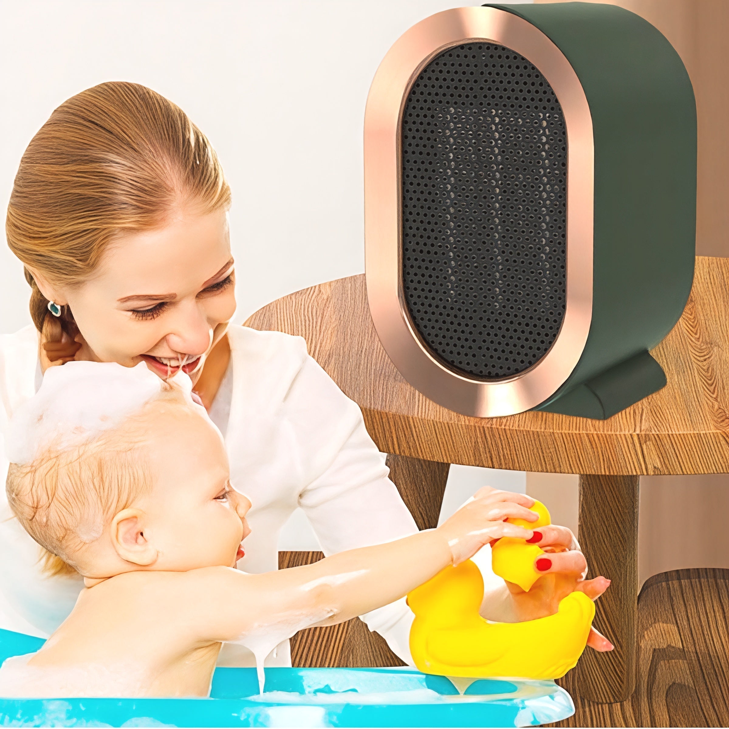 CopperGlow - Draagbare Elektrische Kachel | Energiezuinige Heater voor Thuis