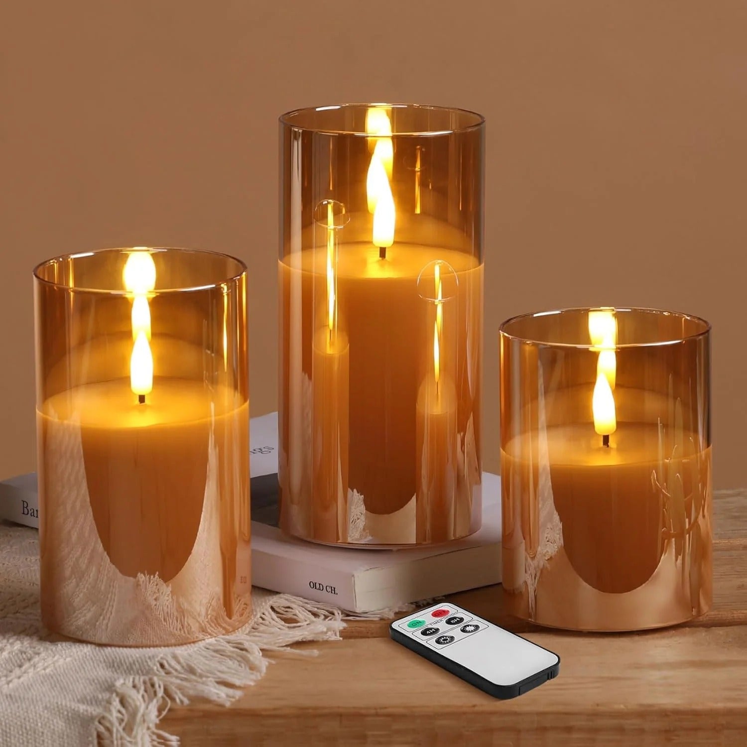 Sfeervolle LED Kaarslamp Voor Warme Verlichting & Gezellig Interieur