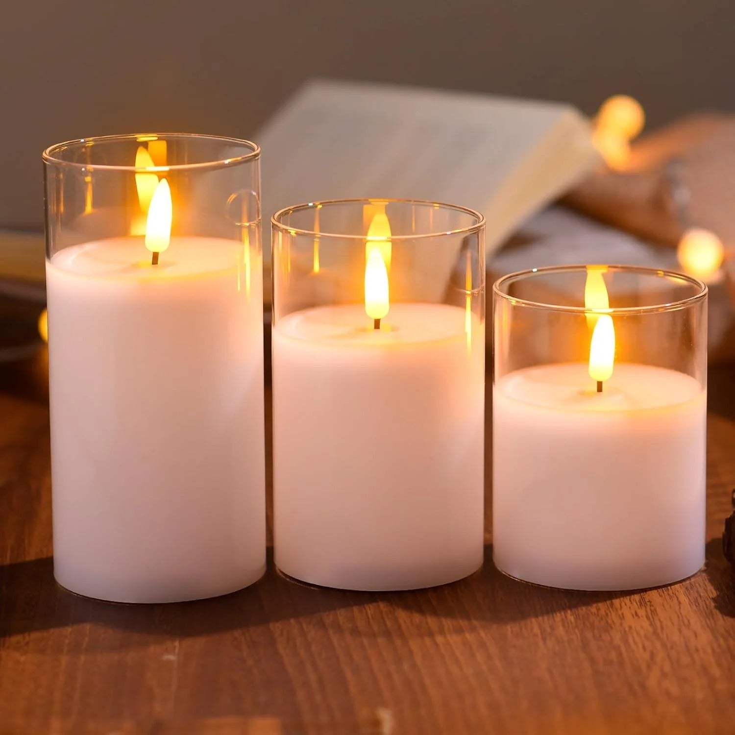 Sfeervolle LED Kaarslamp Voor Warme Verlichting & Gezellig Interieur