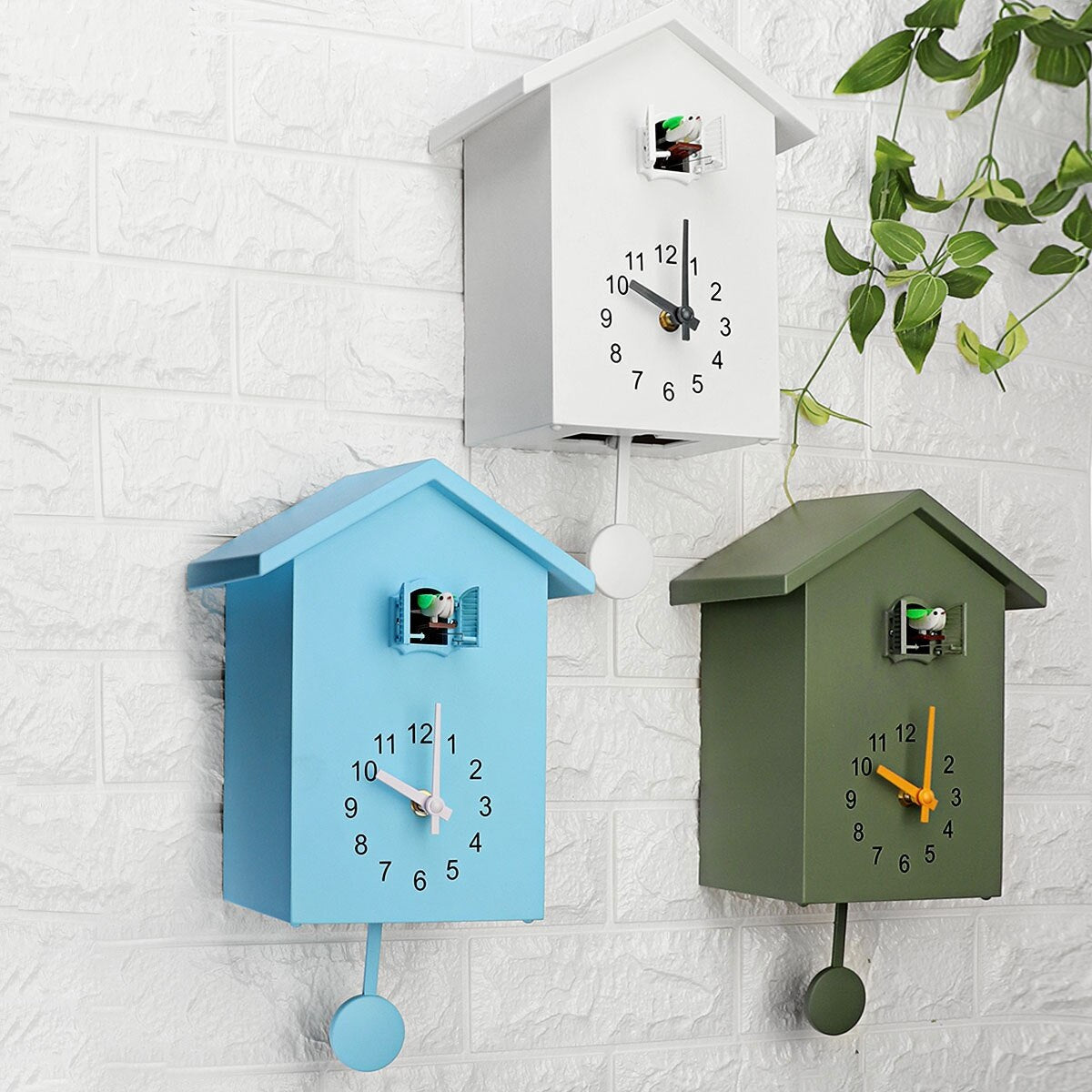 Klassieke Koekoeksklok in Moderne Kleuren voor Woonkamer, Keuken en Slaapkamer