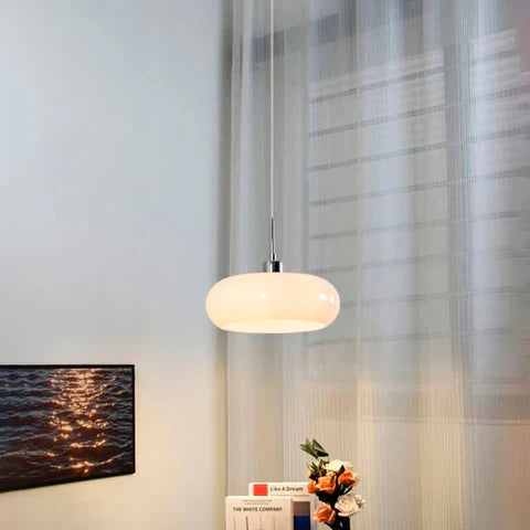 Hailie Brood Glazen Moderne Hanglamp | Dimbaar | E27 LED