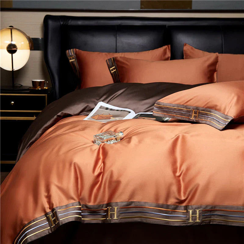 Luxe Satijnen Beddengoed Set 4-Delig – Zijdezacht & Ademend