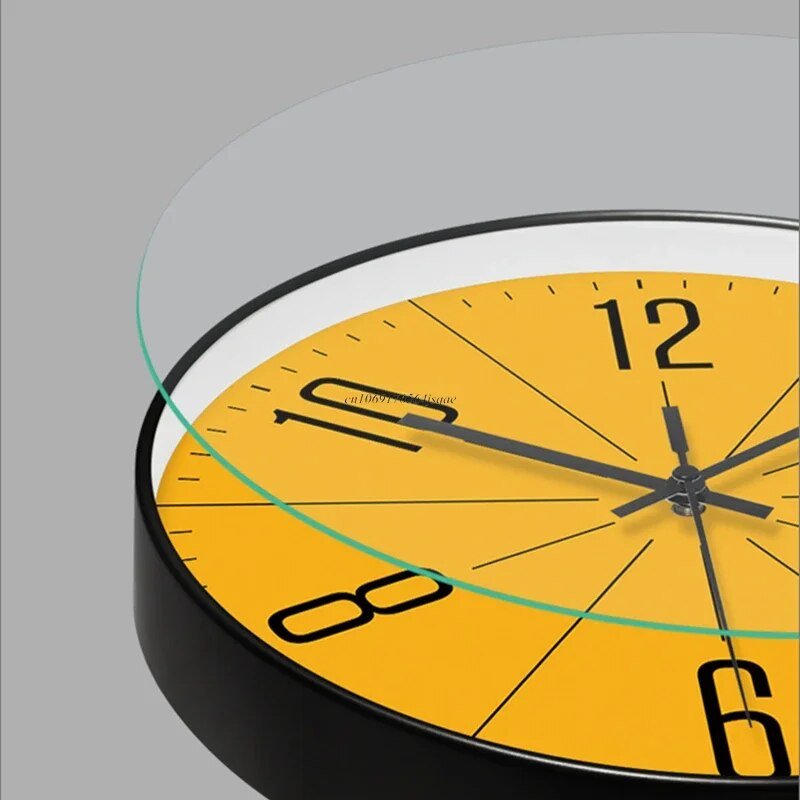 Wandklok met Scandinavisch Design en Stil Quartz Uurwerk