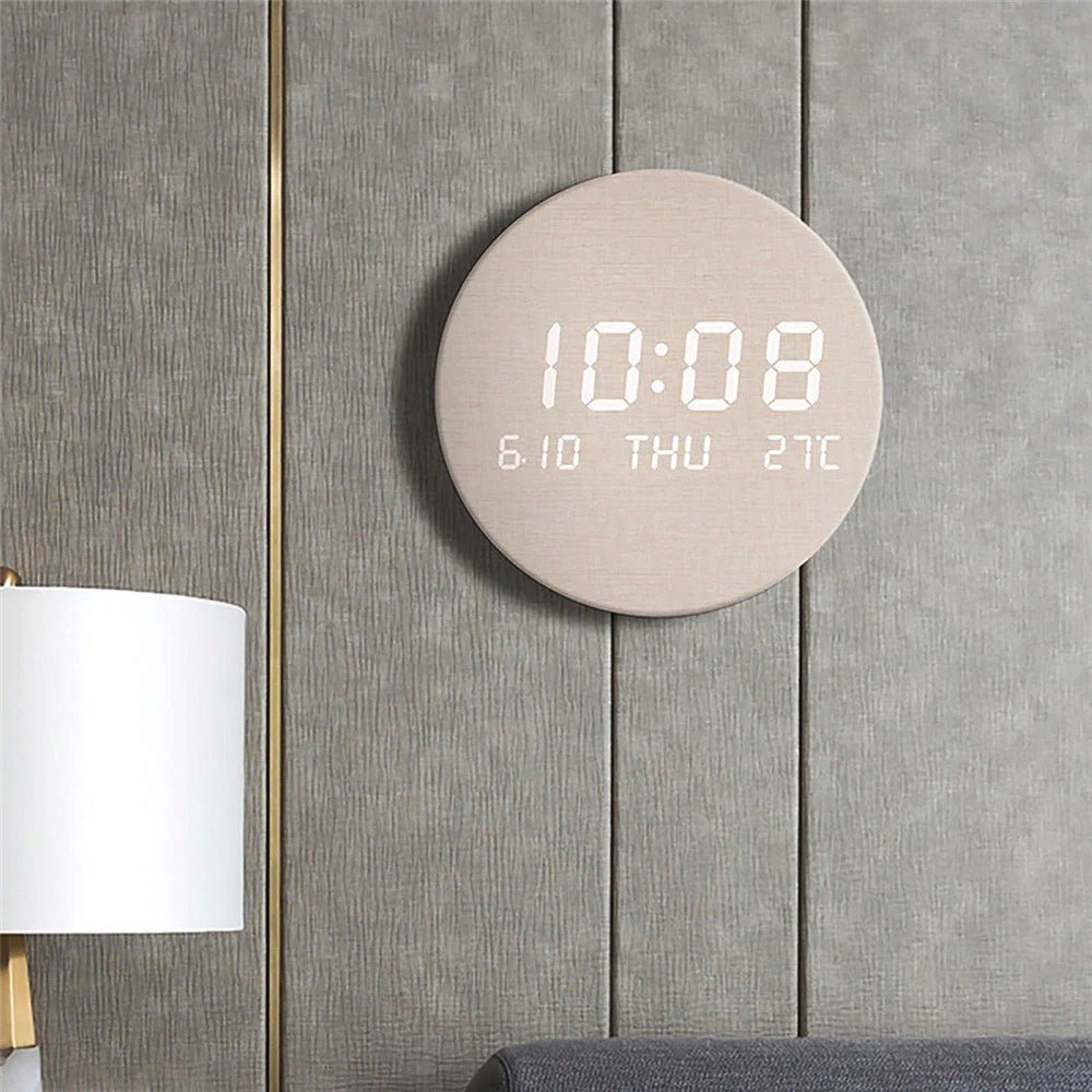 Digitale Wandklok | Scandinavisch & Modern Design