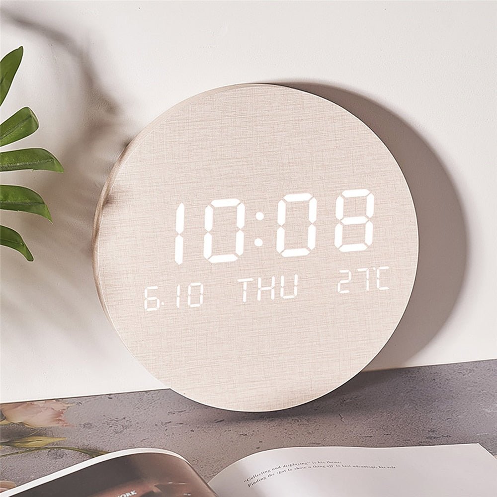 Digitale Wandklok | Scandinavisch & Modern Design