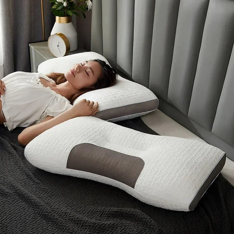NeckEase - Orthopedisch Hoofdkussen met Massagefunctie – Ergonomisch Kussen tegen Nek- en Schouderpijn