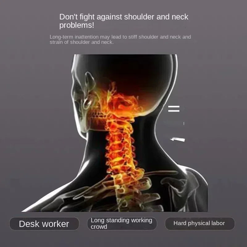 NeckEase - Orthopedisch Hoofdkussen met Massagefunctie – Ergonomisch Kussen tegen Nek- en Schouderpijn