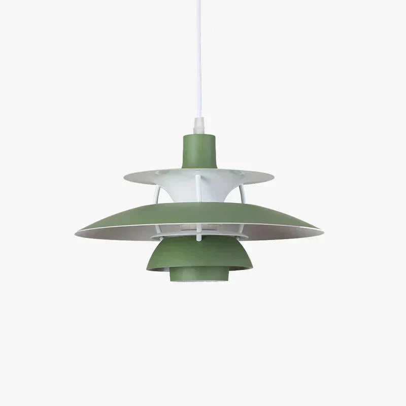 Moderne LED Hanglamp Met Scherm – Kleurrijk Metaaldesign – E27 Fitting