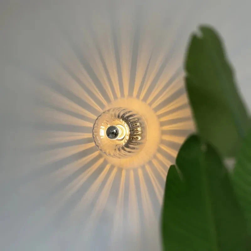 Scandinavische Bauhaus Wandlamp - Stijlvolle Verlichting met Glas en Metaal