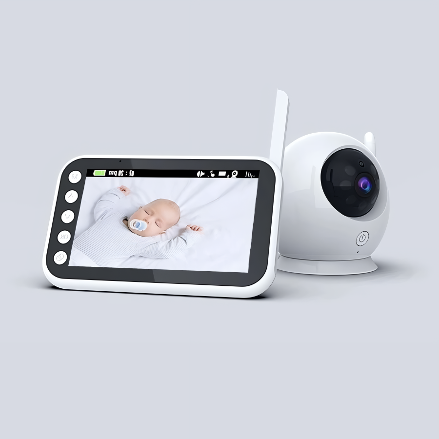 BabyGuard Pro - Baby Monitor – 1080p HD Beeld & Nachtzicht – Zonder Wi-Fi – 300m Bereik