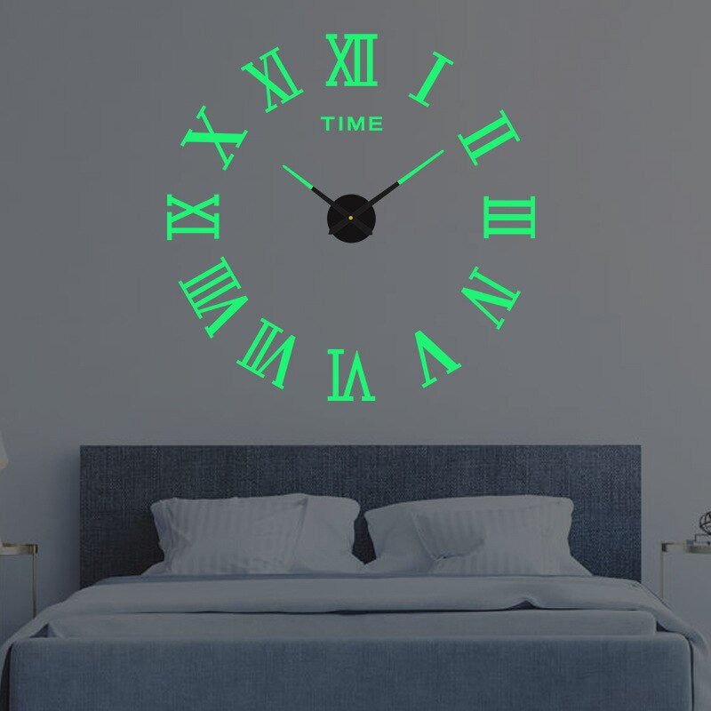 Moderne Oversized Wandklok – Decoratieve Grote Klok voor Woonkamer, Keuken en Kantoor