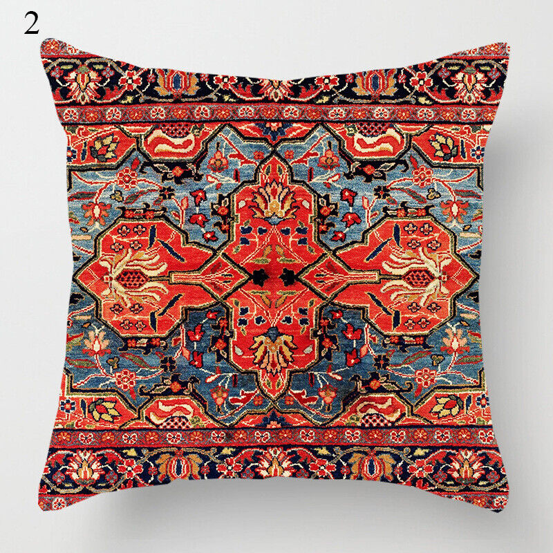 Boho Mandala Kussenhoes met Linnen Look – Stijlvol & Gezellig Voor Sofa Of Bed