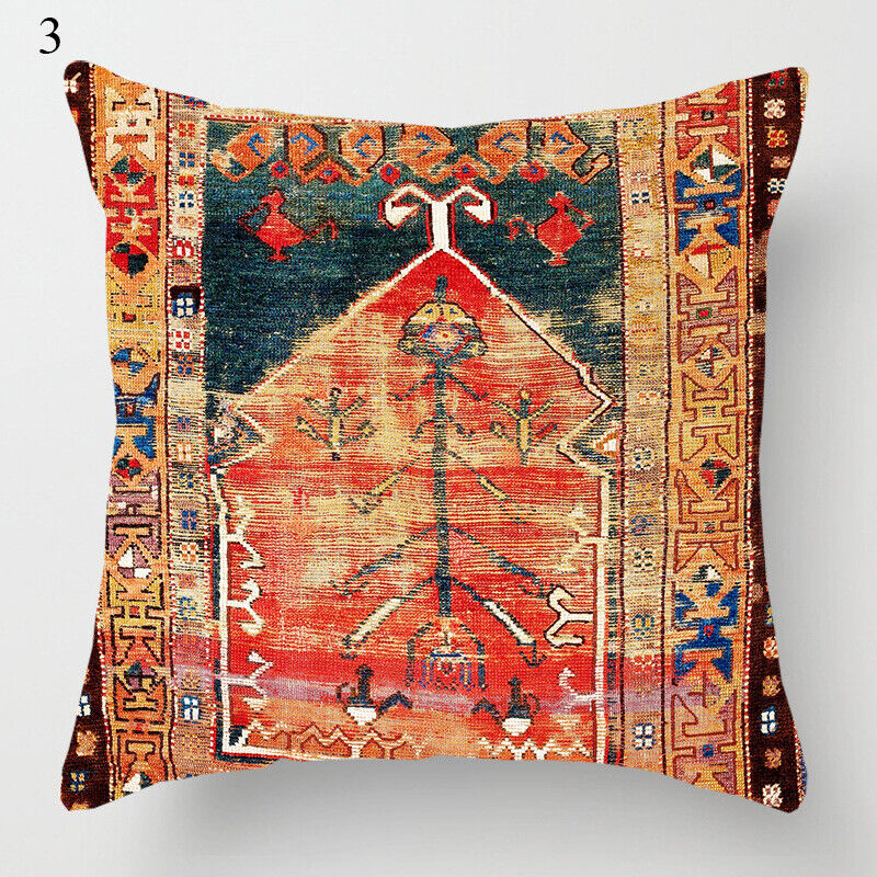 Boho Mandala Kussenhoes met Linnen Look – Stijlvol & Gezellig Voor Sofa Of Bed