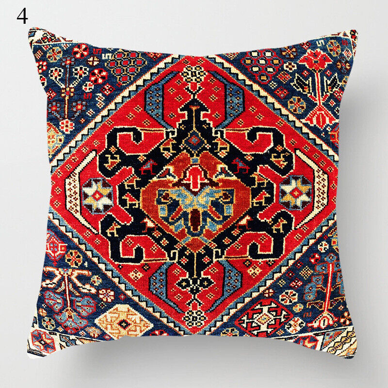 Boho Mandala Kussenhoes met Linnen Look – Stijlvol & Gezellig Voor Sofa Of Bed