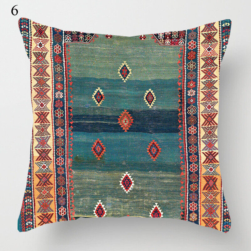 Boho Mandala Kussenhoes met Linnen Look – Stijlvol & Gezellig Voor Sofa Of Bed