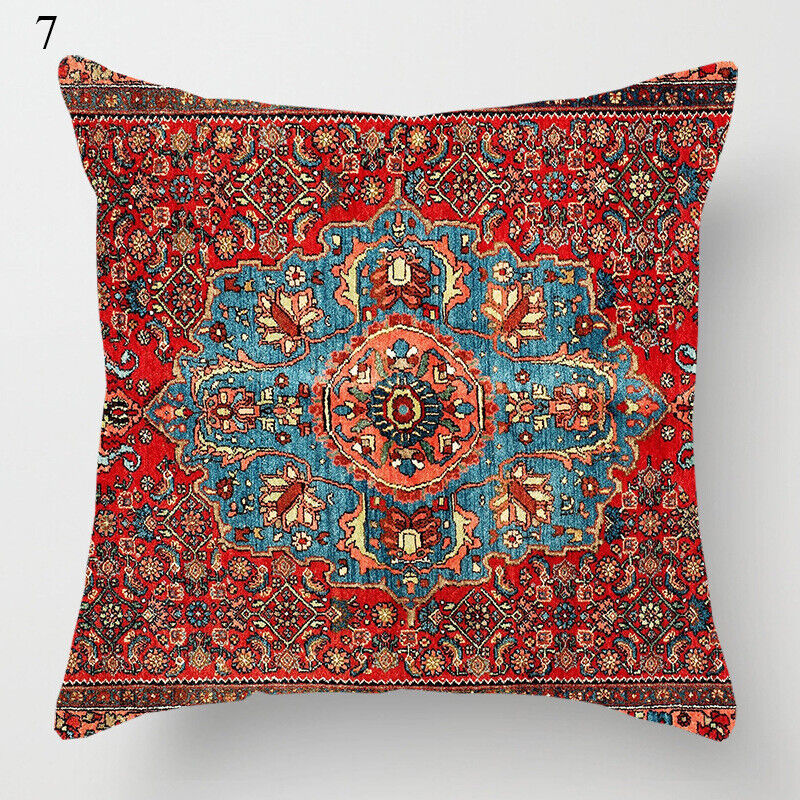 Boho Mandala Kussenhoes met Linnen Look – Stijlvol & Gezellig Voor Sofa Of Bed