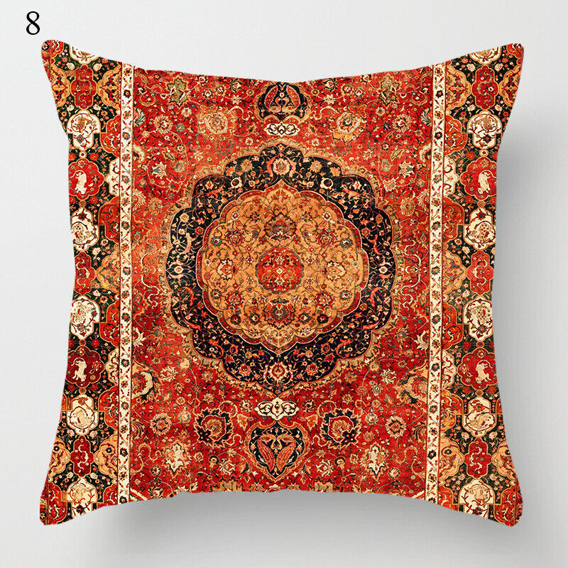 Boho Mandala Kussenhoes met Linnen Look – Stijlvol & Gezellig Voor Sofa Of Bed