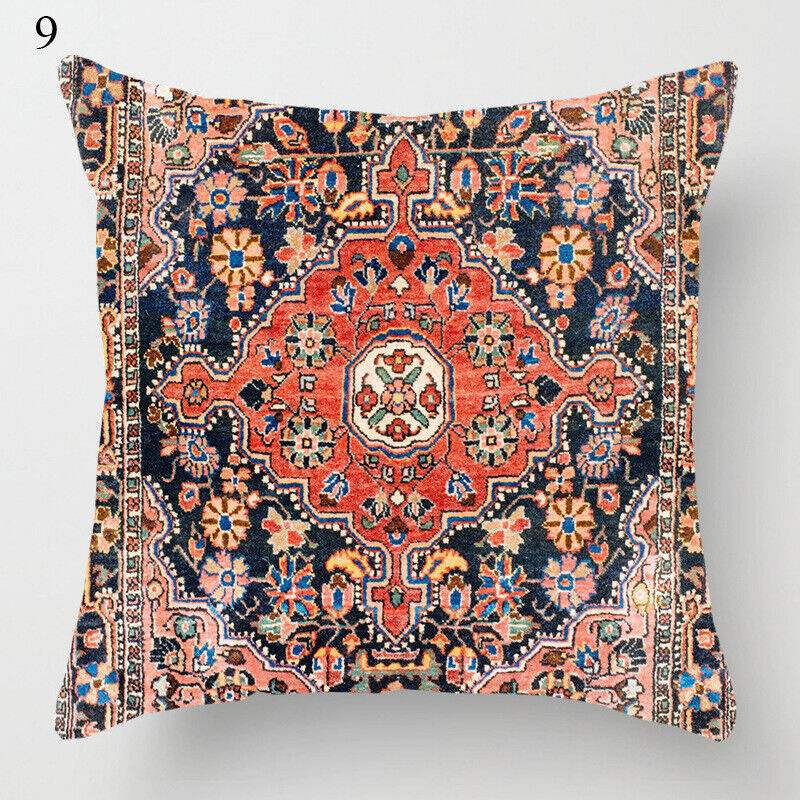Boho Mandala Kussenhoes met Linnen Look – Stijlvol & Gezellig Voor Sofa Of Bed