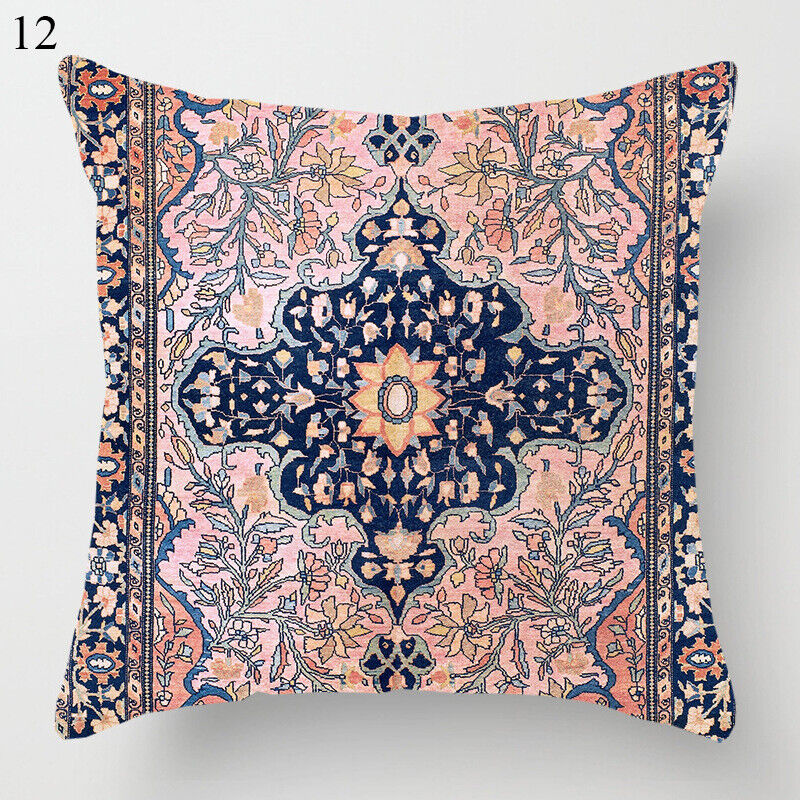 Boho Mandala Kussenhoes met Linnen Look – Stijlvol & Gezellig Voor Sofa Of Bed