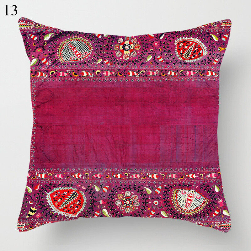 Boho Mandala Kussenhoes met Linnen Look – Stijlvol & Gezellig Voor Sofa Of Bed