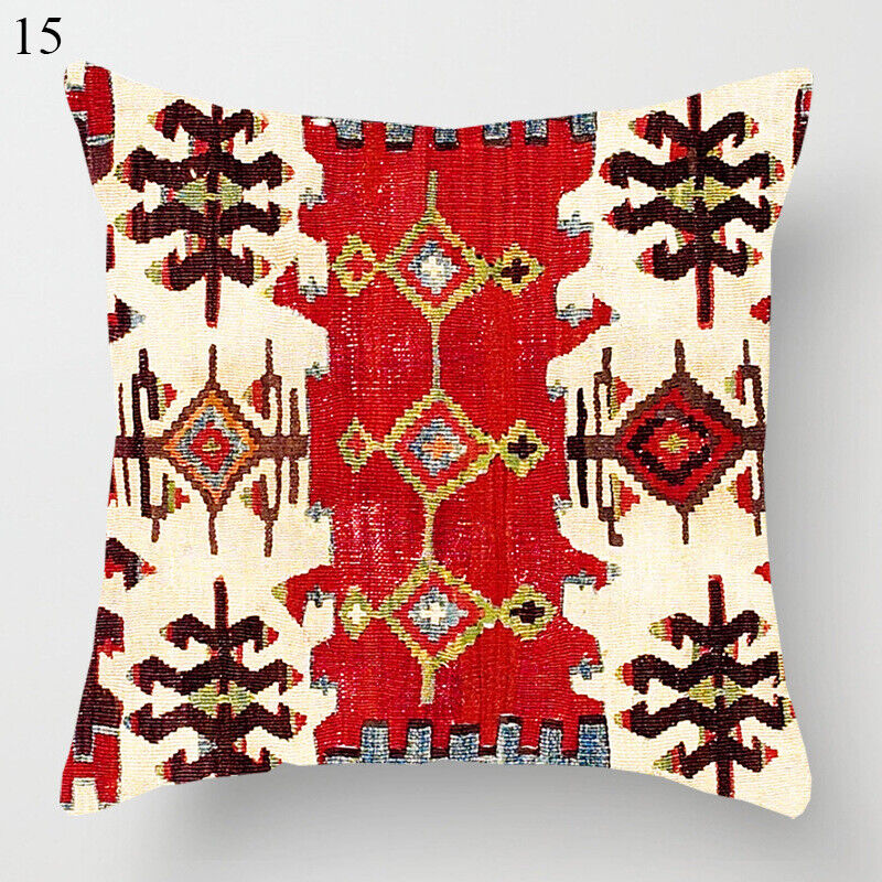 Boho Mandala Kussenhoes met Linnen Look – Stijlvol & Gezellig Voor Sofa Of Bed