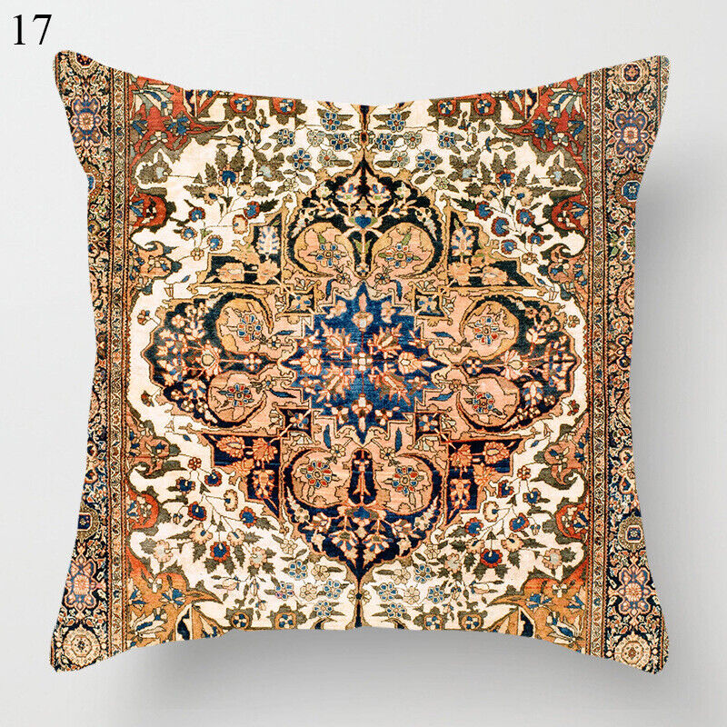 Boho Mandala Kussenhoes met Linnen Look – Stijlvol & Gezellig Voor Sofa Of Bed