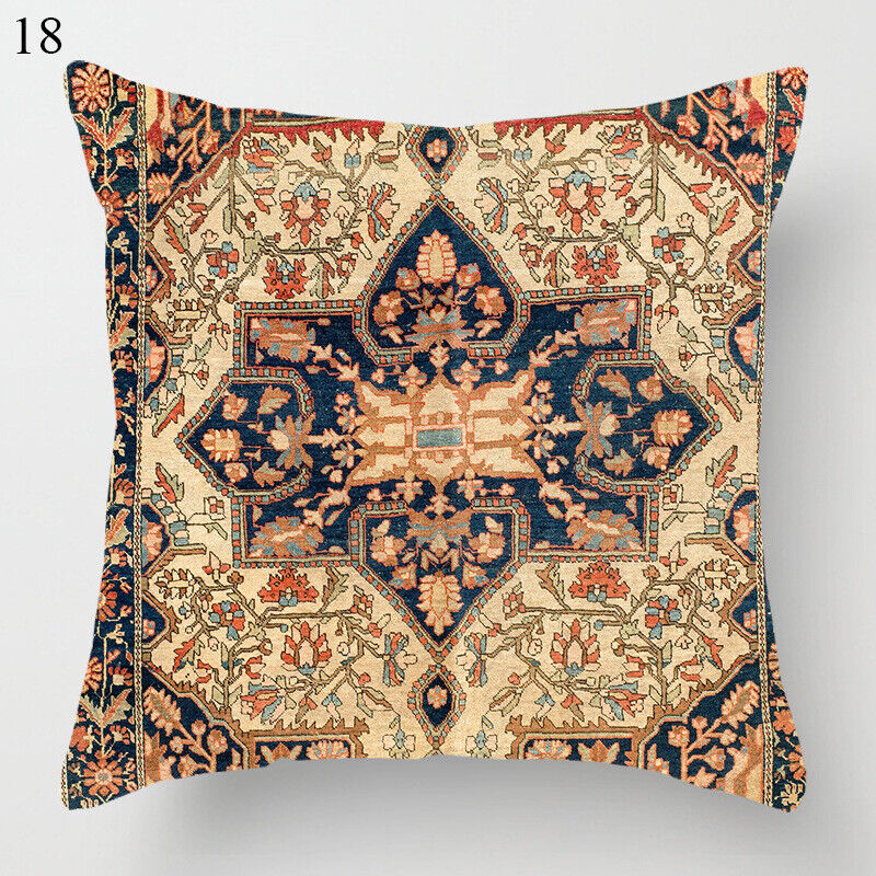 Boho Mandala Kussenhoes met Linnen Look – Stijlvol & Gezellig Voor Sofa Of Bed