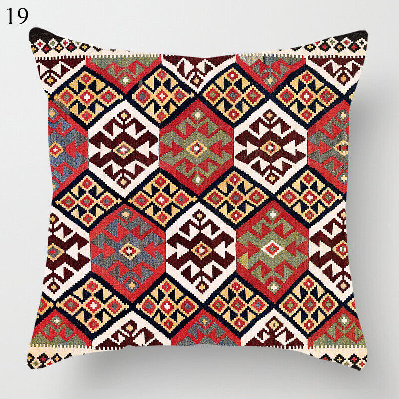 Boho Mandala Kussenhoes met Linnen Look – Stijlvol & Gezellig Voor Sofa Of Bed
