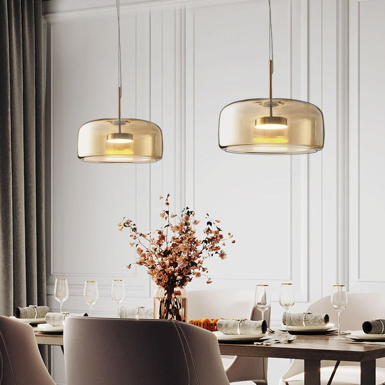 Luxe Glazen Design Hanglamp voor Slaapkamer & Woonkamer