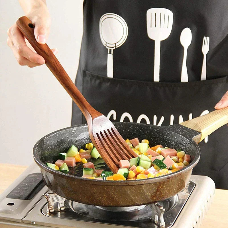 Teakhouten Keukengerei Set Voor Duurzaam & Stijlvol Koken