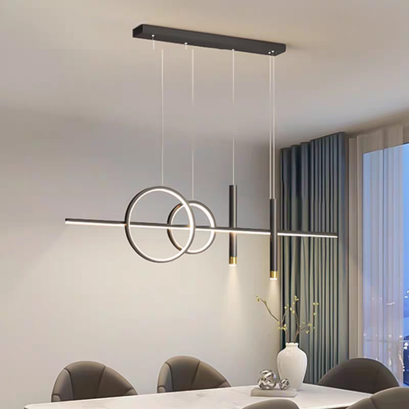 LuxRing – Moderne Hanglamp met 2 Ringen voor Eettafel & Woonkamer